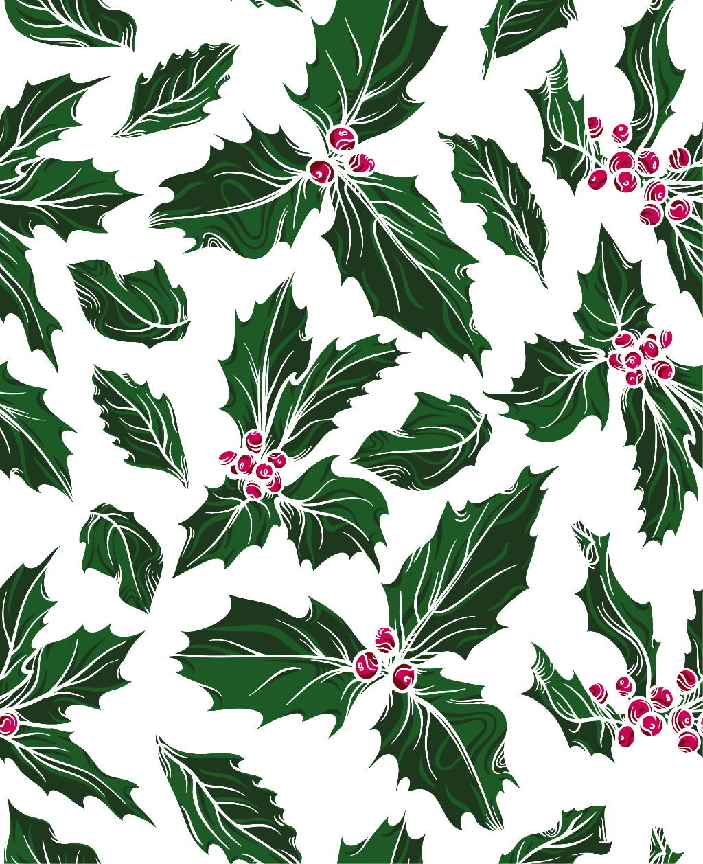 White Background Christmas Flower Background - Illustration Clipart (1024x1258), Png Download