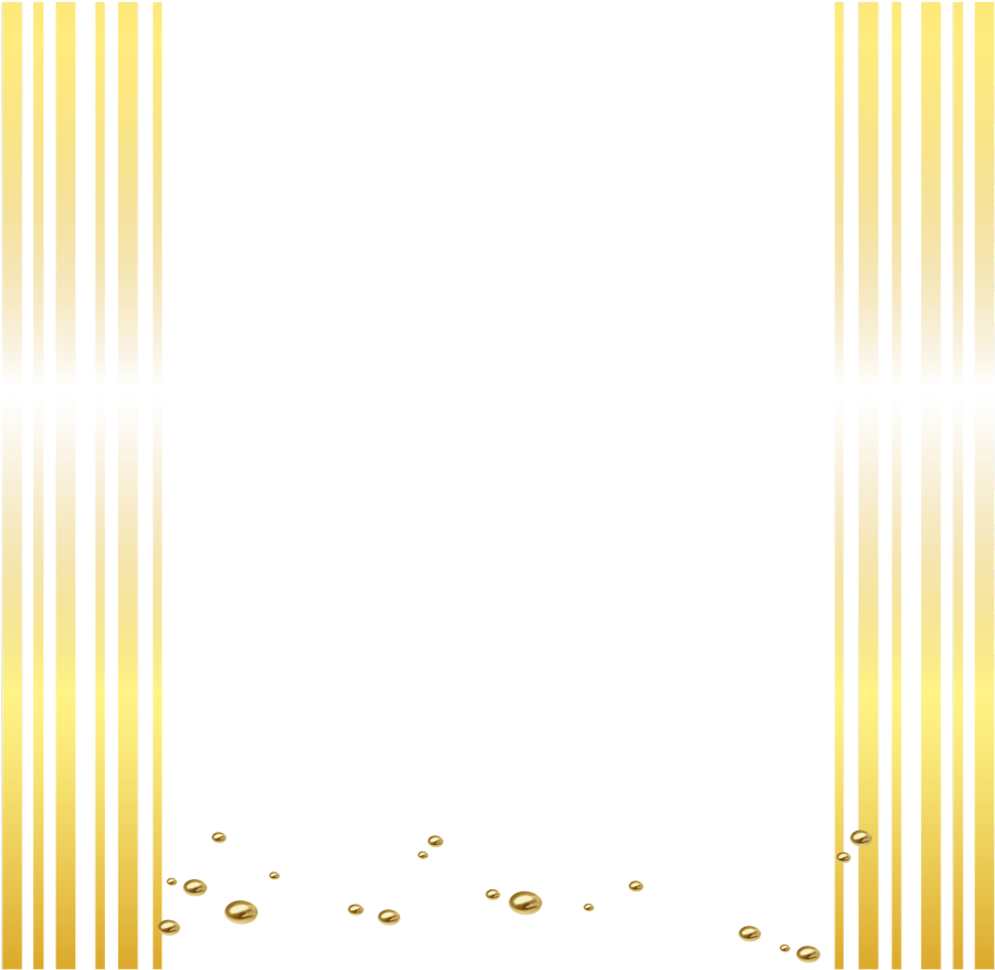 Mq Gold Stripe Stripes Border Borders - Paper Product Clipart (1024x1024), Png Download