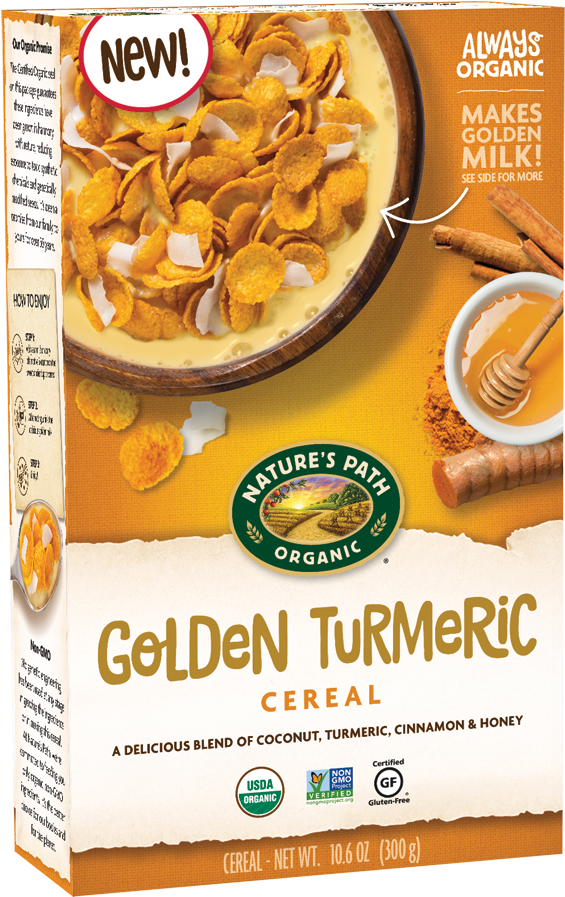 Golden Turmeric Cereal Costco Clipart (720x960), Png Download