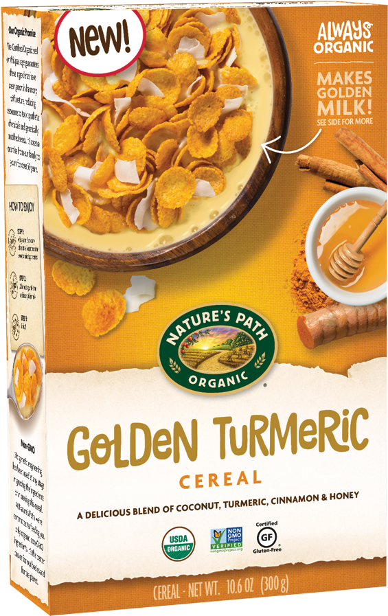 Golden Turmeric Cereal Costco Clipart Large Size Png Image PikPng