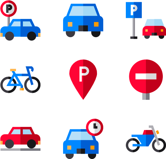 Parking - Car Parking Icon Png Clipart (600x564), Png Download