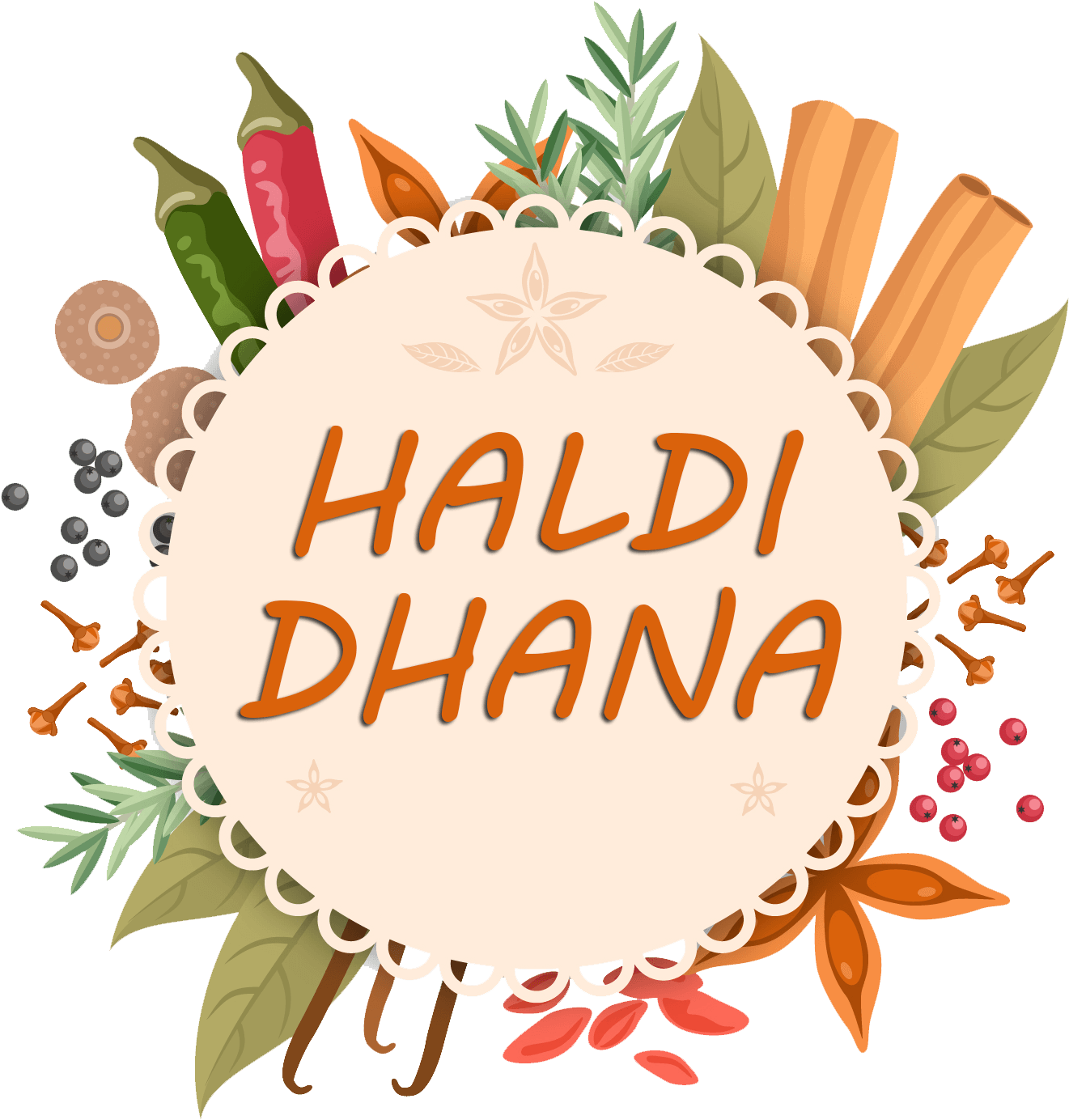 Haldi Dhana - All About Dips Clipart (1366x1383), Png Download
