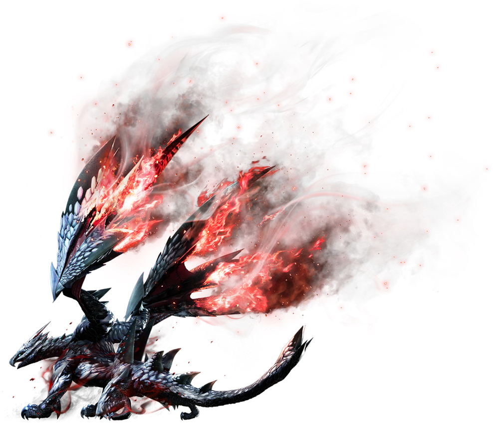 Barufaruku, An Elder Dragon, In Monster Hunter Xx - All Elder Dragons In Monster Hunter Clipart (988x851), Png Download