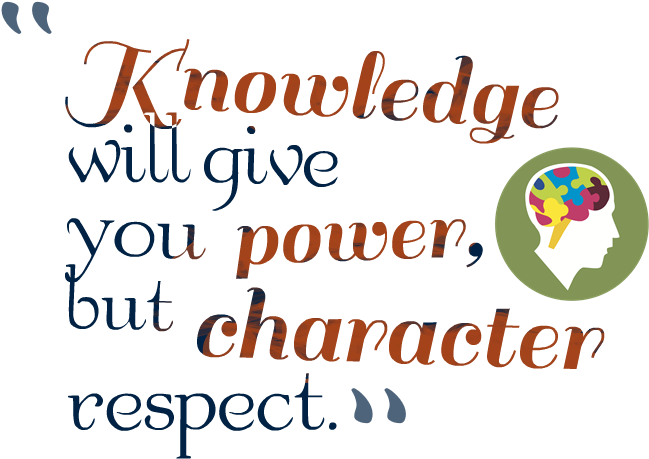 Knowledge Quotes Png Image - Graphic Design Clipart (677x482), Png Download
