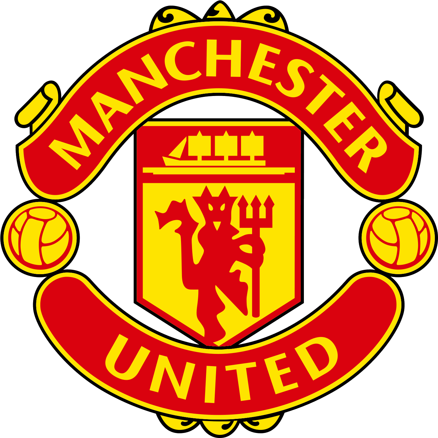 Manchester United Team Png - Manchester United Logo Clipart (1600x1600), Png Download