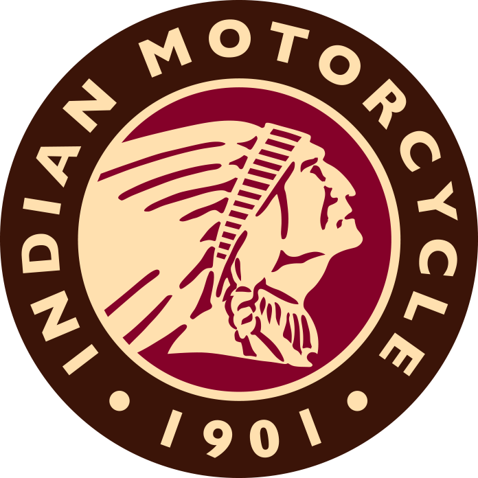 Indian Motorcycle Headress Icon - Vintage Indian Motorcycle Logos Clipart (696x696), Png Download