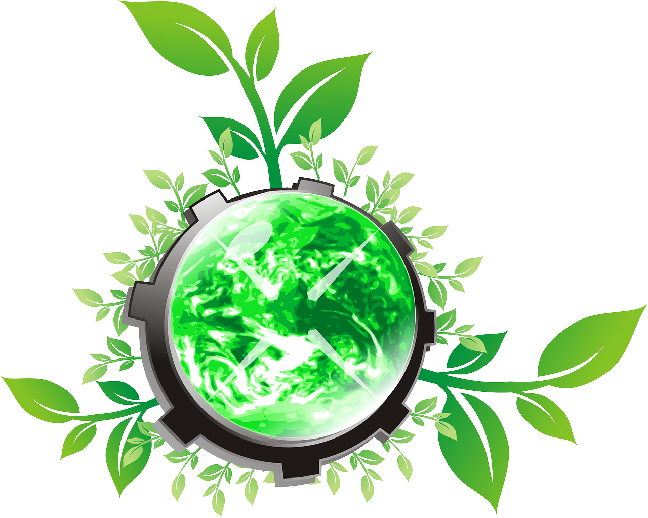Vector Library Stock World Medium Image Png - Green World Clip Art Transparent Png (800x646), Png Download
