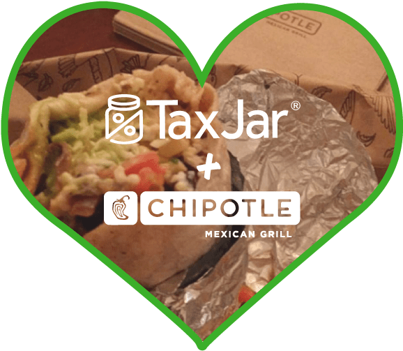 Taxjar Loves Chipotle - Dish Clipart (628x529), Png Download