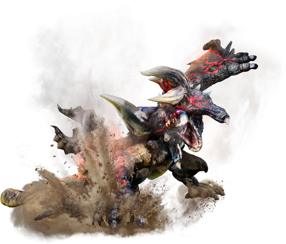 Monster Hunter Bloodbath Diablos Clipart (1024x908), Png Download