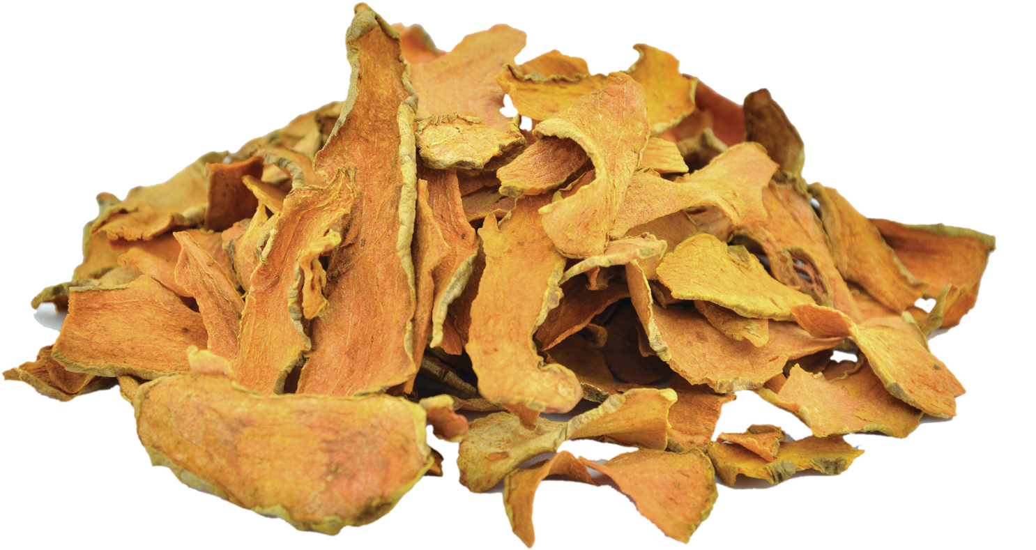 Herbs & Botanicals-turmeric Root Chips - Snack Clipart (1500x1000), Png Download