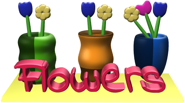 Flower Stand - Educational Toy Clipart (1024x768), Png Download