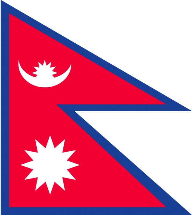 Flag Of Nepal - First Nepal India Think Tank Summit To Begin In Kathmandu Clipart (1047x698), Png Download