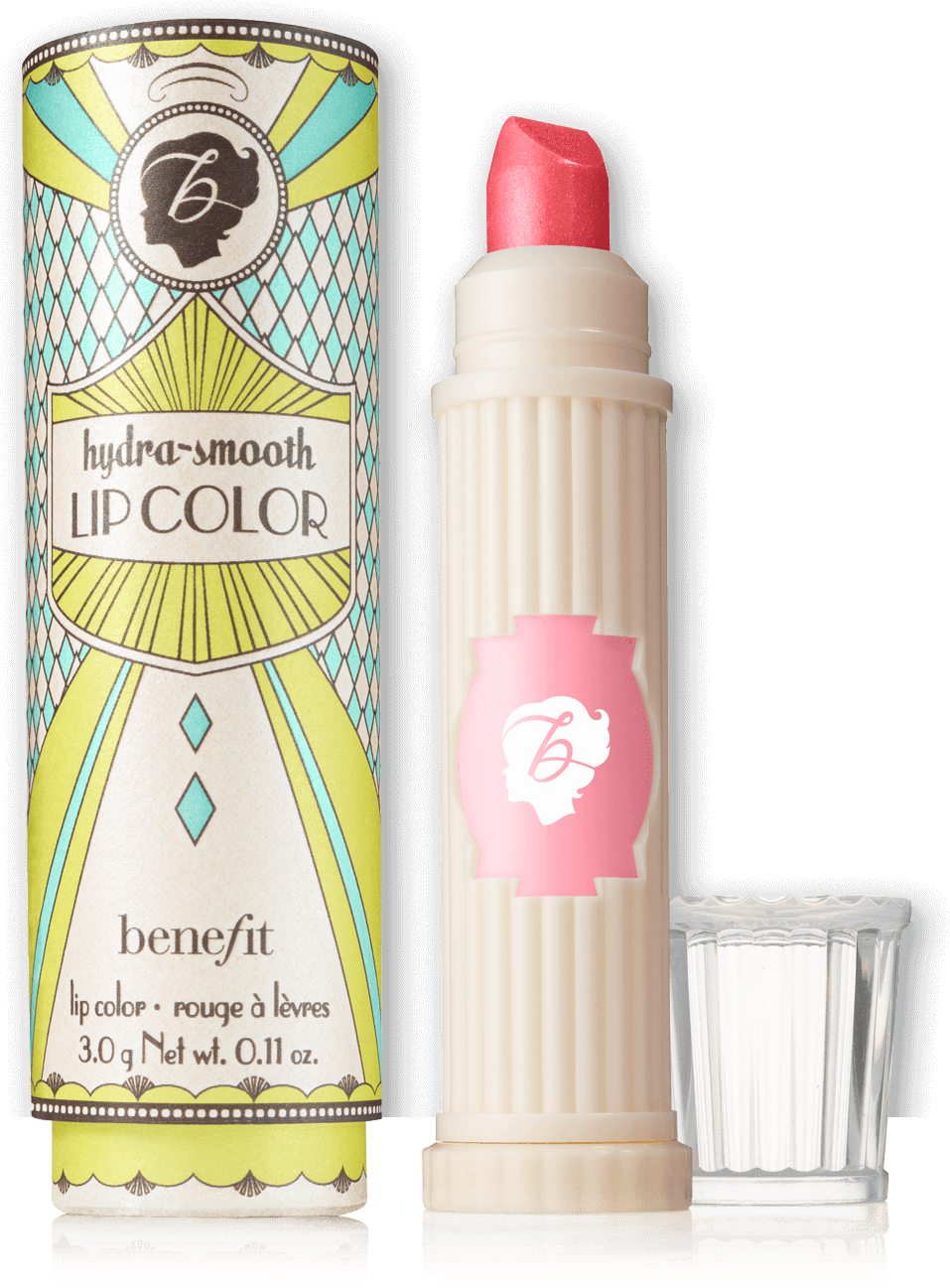 Hydra-smooth Lip Color - Benefit Hydra Smooth Lip Color Clipart (1220x1380), Png Download