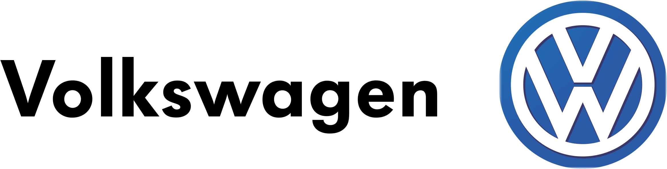 Volkswagen Logo Png Transparent - Volkswagen Clipart (2400x2400), Png Download