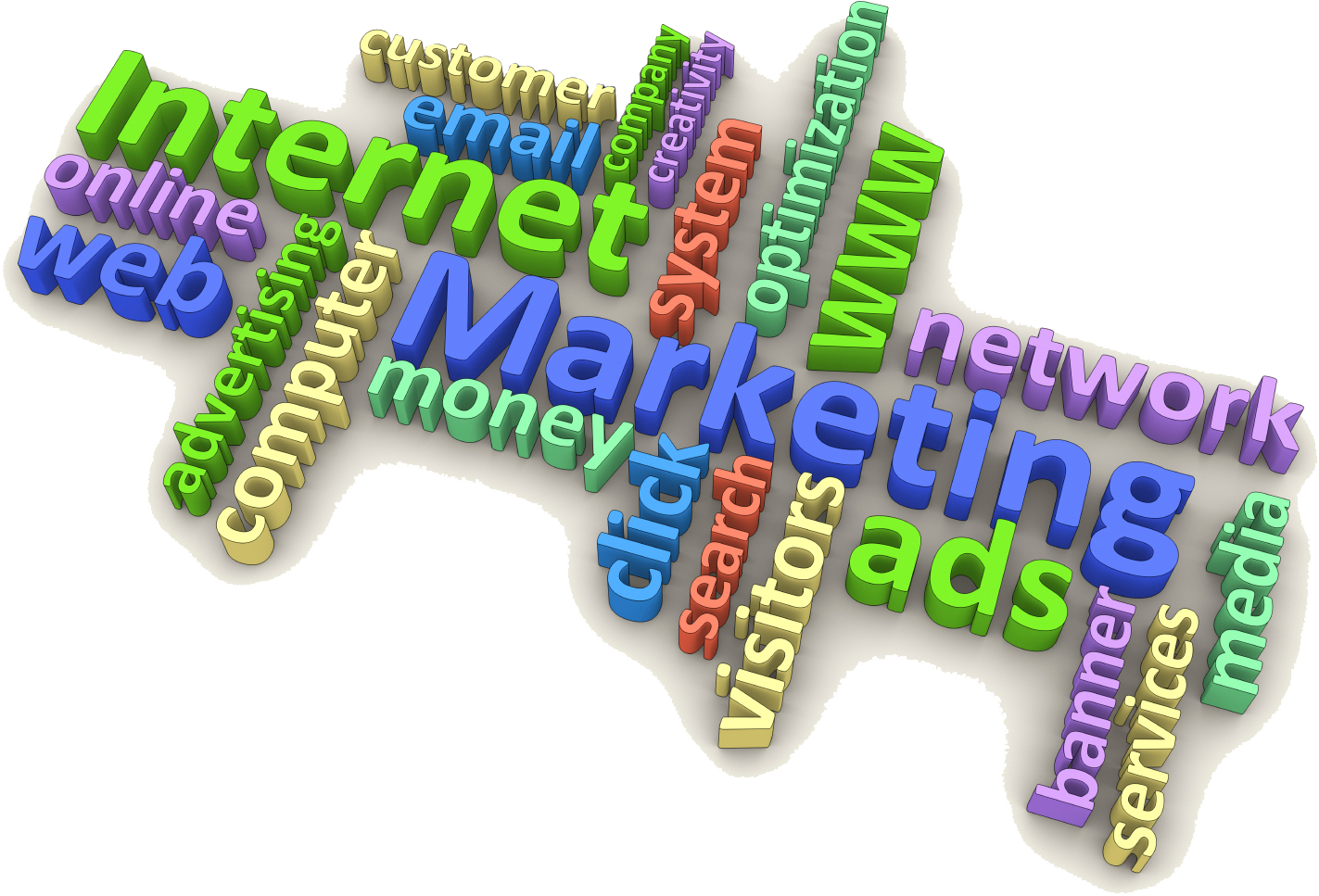 Online Marketing Png Clipart - Marketing Clipart Png Transparent Png (1672x1148), Png Download