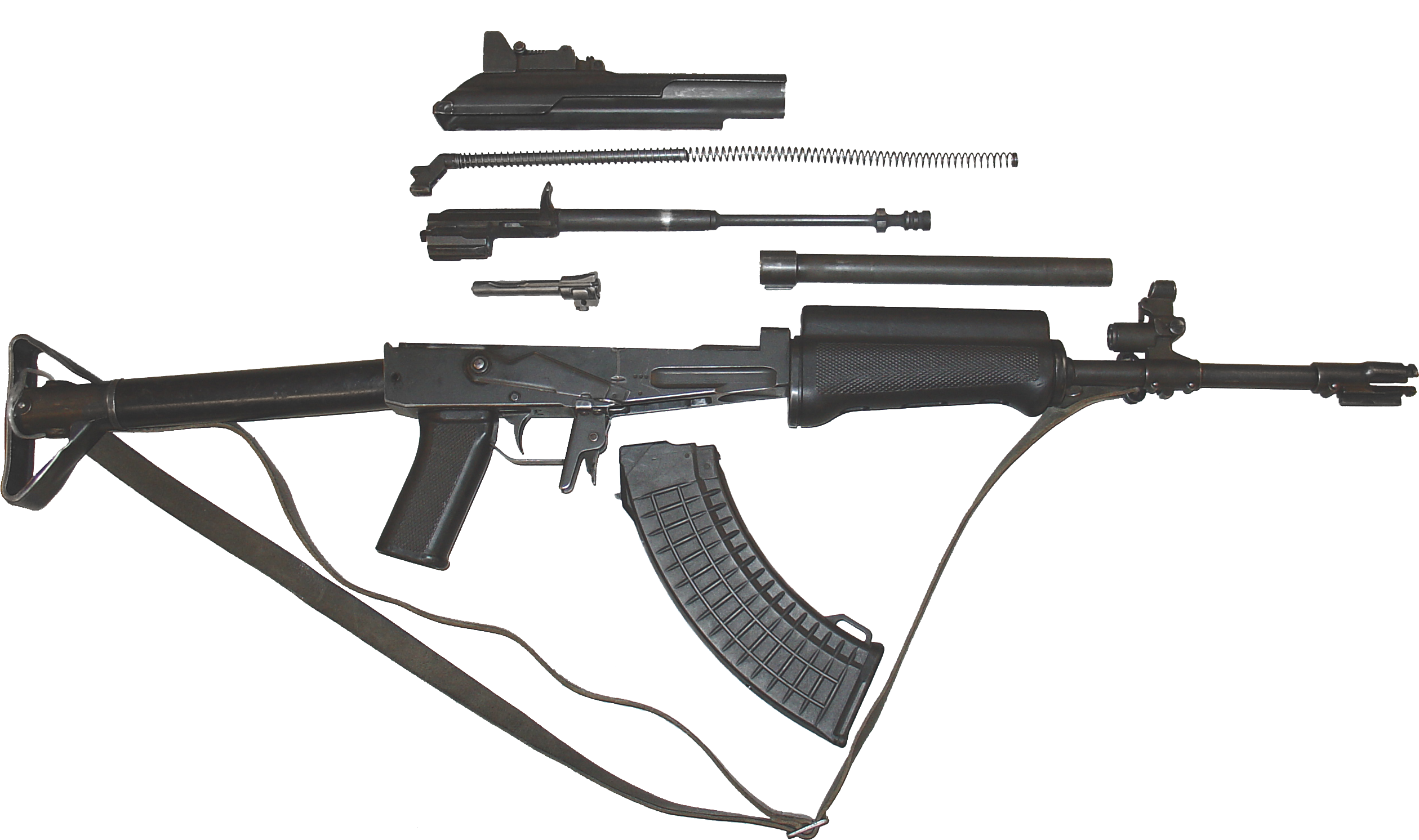 Rk62 Disassembled Transparent - 7.62 Rk 62 Clipart (2592x1530), Png Download
