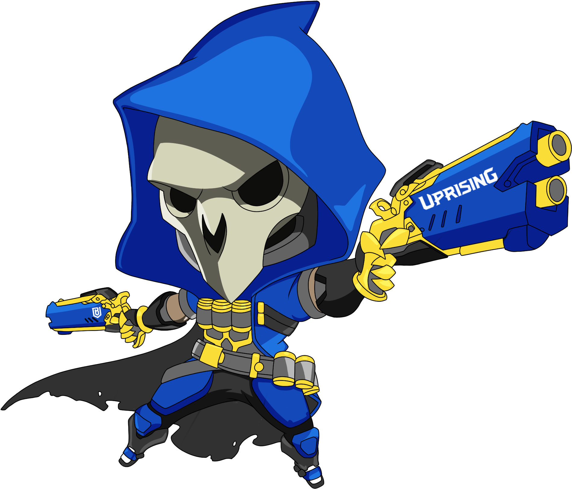 Reaper Overwatch League Cute Sprays - Overwatch Reaper Cute Spray Clipart (2048x2048), Png Download