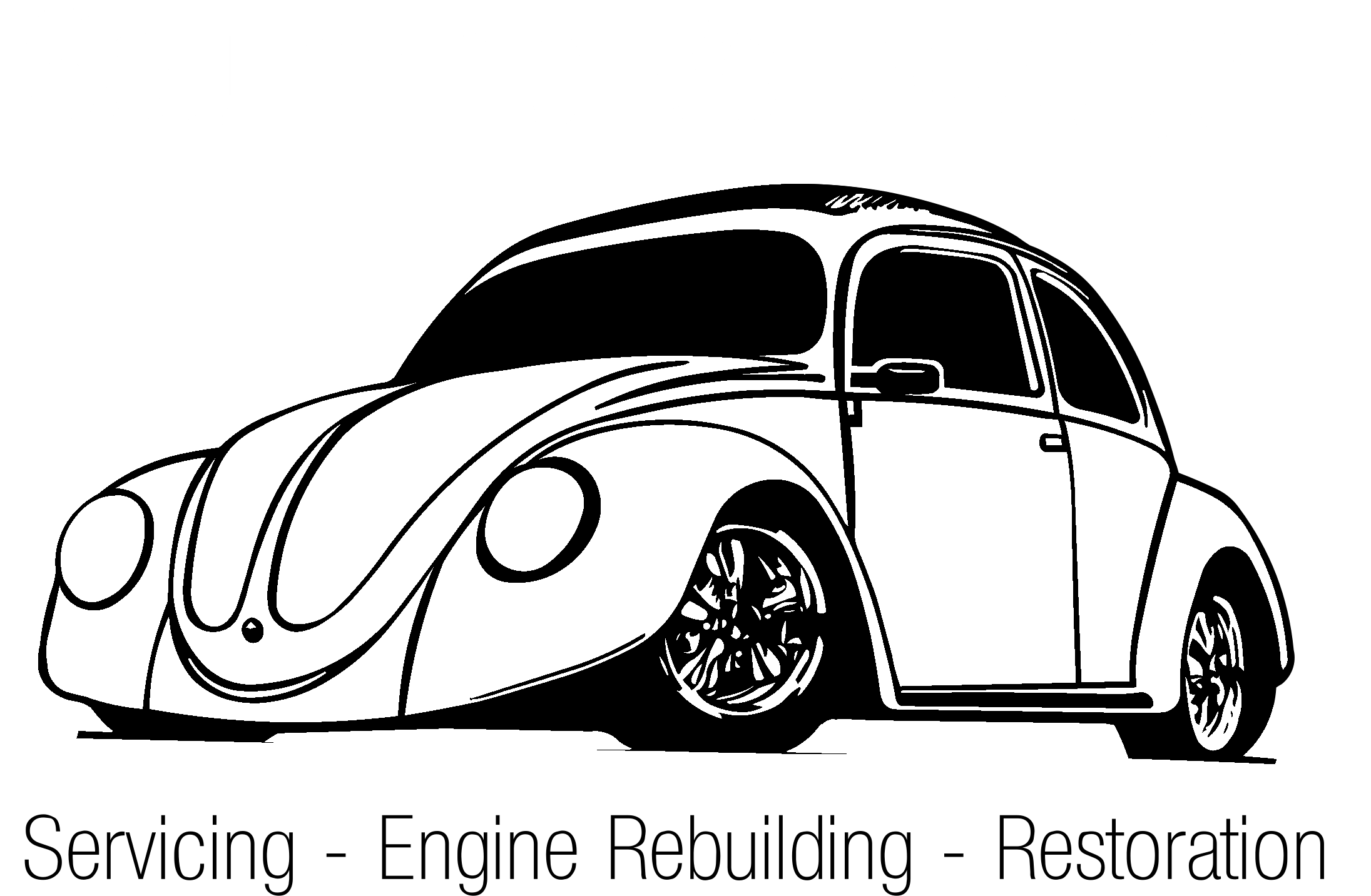 Southside Volkswagen Logo Black And White - Volkswagen Beetle Clipart ...
