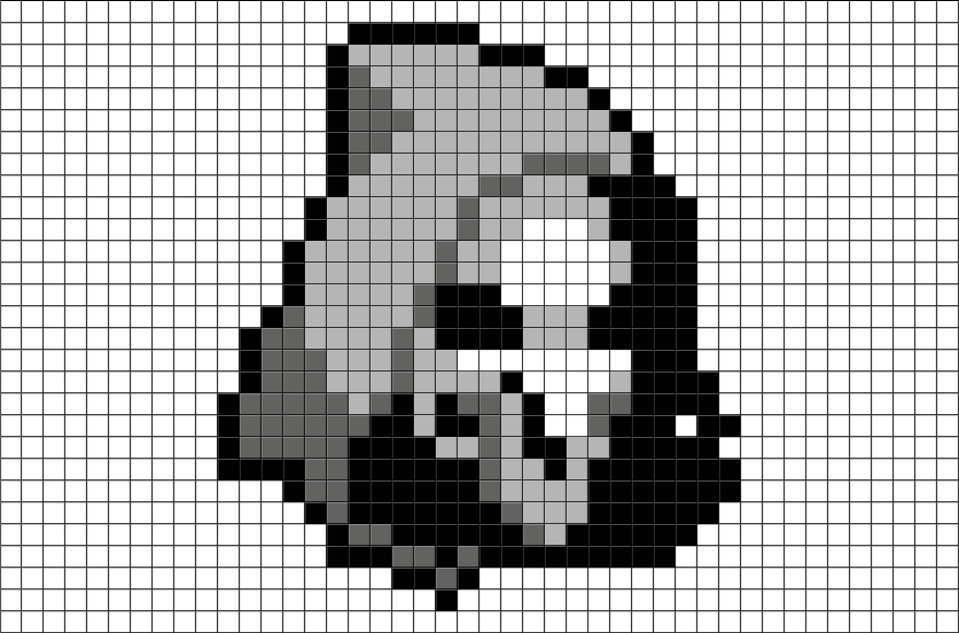 Grim Reaper Pixel Art Clipart (880x581), Png Download