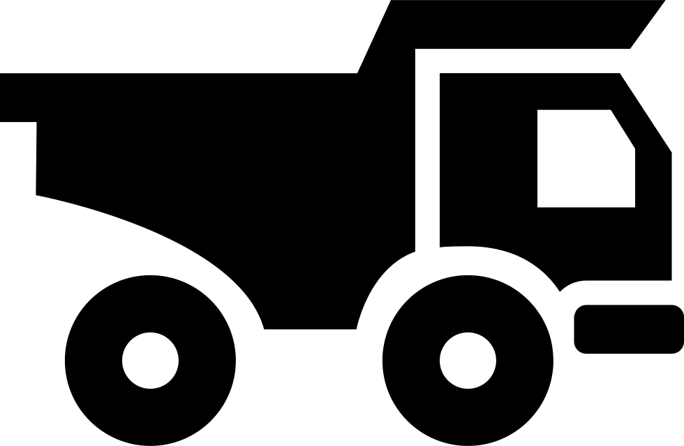 Clip Art Transparent Truck For Materials Transport - Free Dump Truck Svg - Png Download (980x640), Png Download