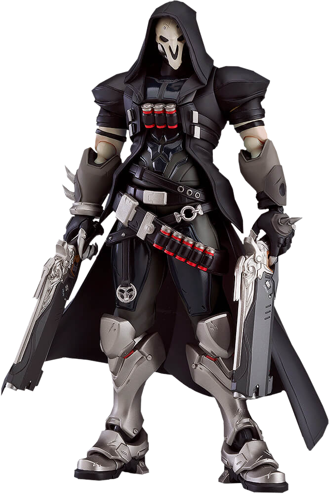 Reaper Figma - Overwatch Reaper Action Figure Clipart (666x1000), Png Download