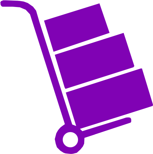 Trolly Truck Icon - Hand Truck Icon Clipart (600x600), Png Download