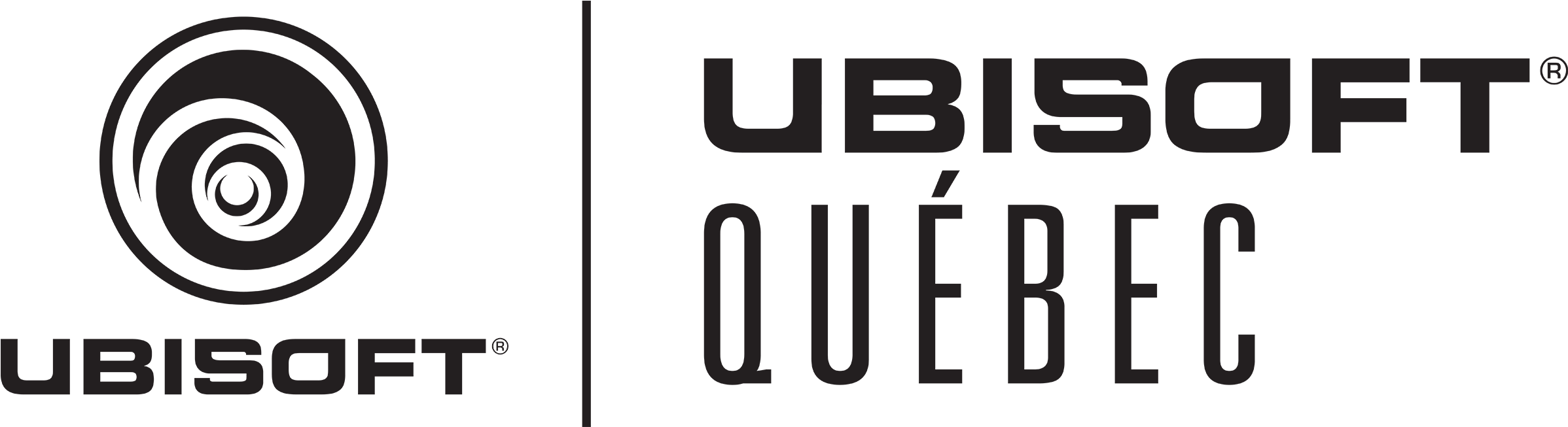 Logoubiquã©bec Ubicorpo - Ubisoft Clipart (2500x700), Png Download