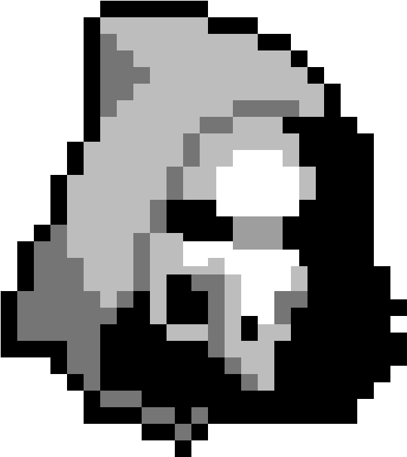 Overwatch Reaper - Grim Reaper Pixel Art Clipart (1200x1200), Png Download