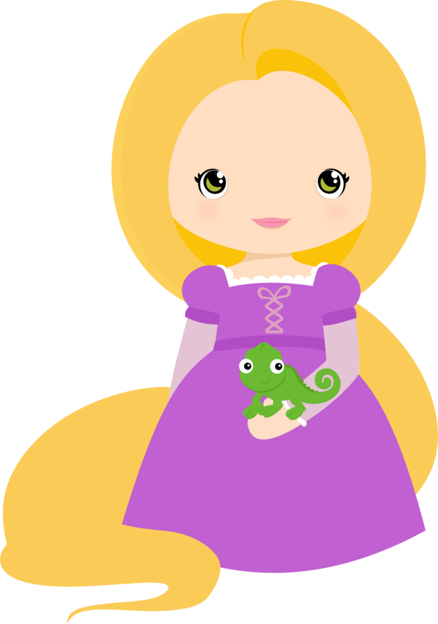 Disney Princess Rapunzel Baby Princess Little Princess Rapunzel Cute Clipart Png Download Large Size Png Image Pikpng