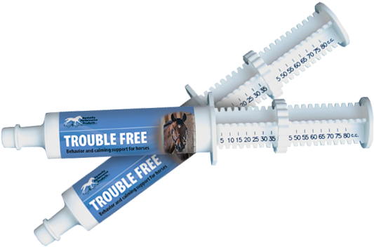 Troubl Free Paste Calming Supplement Horses - Syringe Clipart (600x600), Png Download