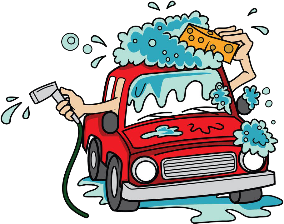 Car Wash Cartoon Clip Art - Cartoon Car Wash - Png Download (1000x806), Png Download