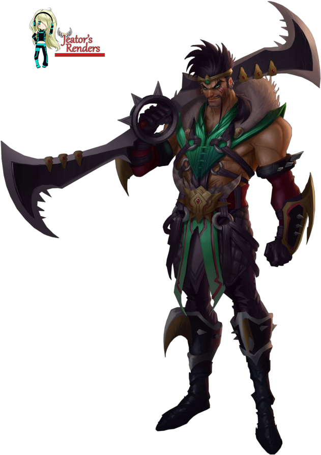 Draven Lol Png , Png Download Clipart (631x894), Png Download