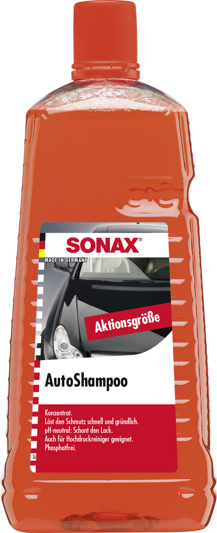 Sonax Car Wash Shampoo Clipart (722x1772), Png Download