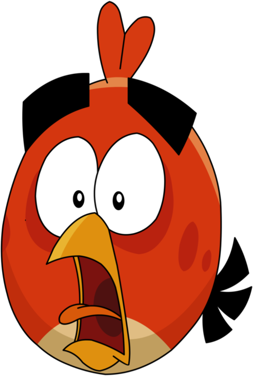 Angry Birds Red Png Image Stock - Angry Birds Toons Red Clipart (493x732), Png Download