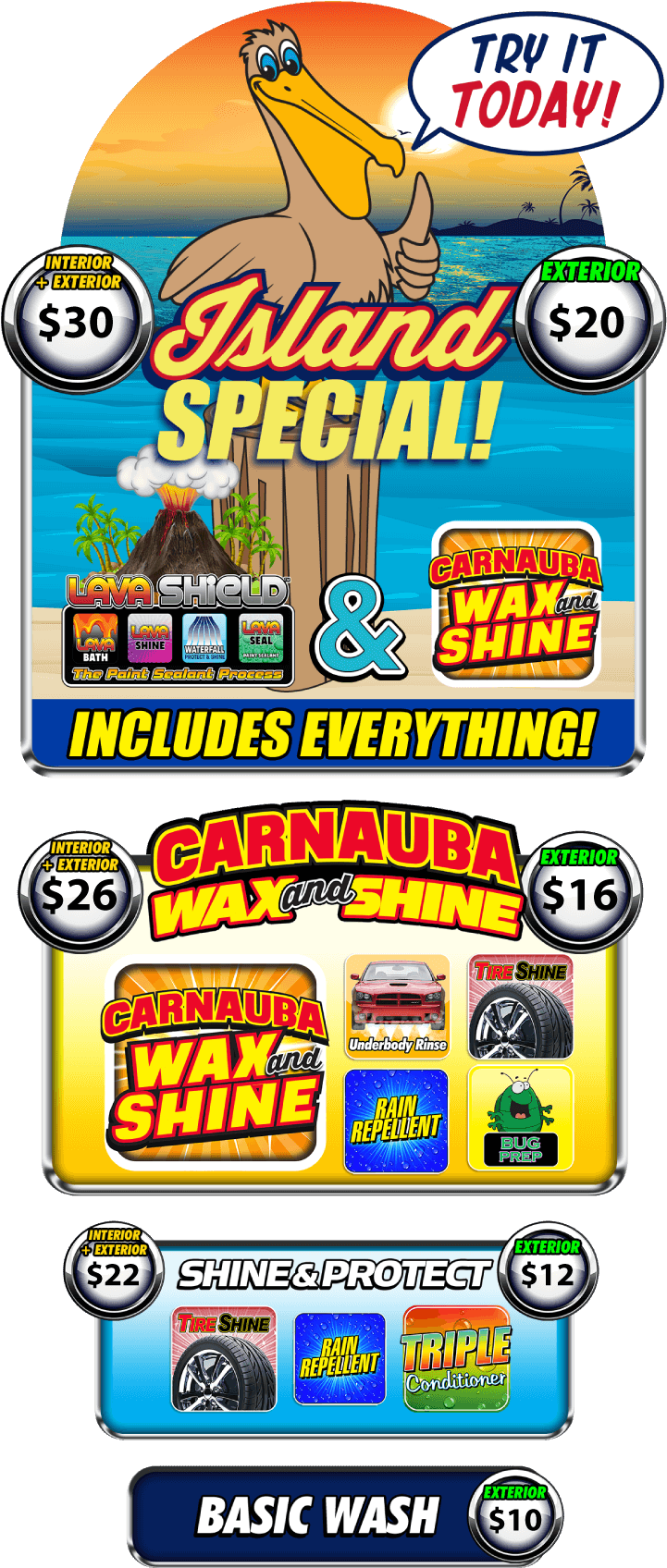 Welcome To Island Car Wash - Cartoon Clipart (759x1752), Png Download