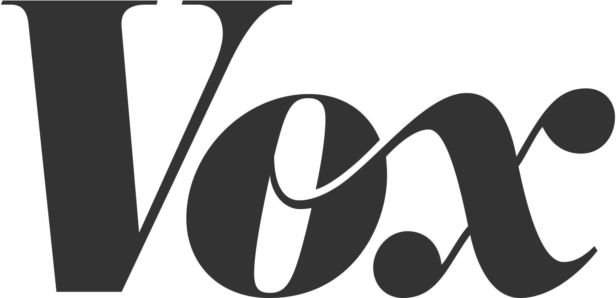 Vox Logo - Vox Logo Transparent Clipart (2000x967), Png Download