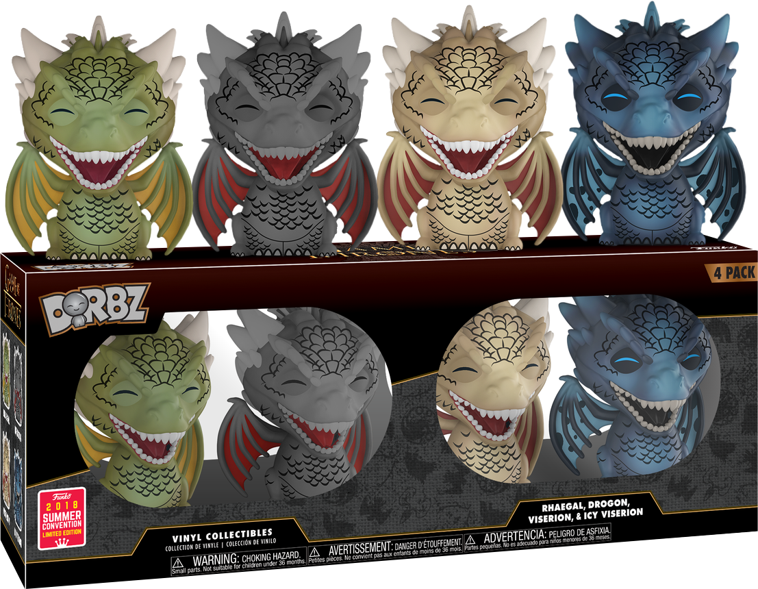 Game - Game Of Thrones Dragon Dorbz Clipart (1107x860), Png Download