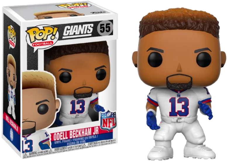 Odell Beckham Jr - Odell Beckham Pop Figure Clipart (800x800), Png Download