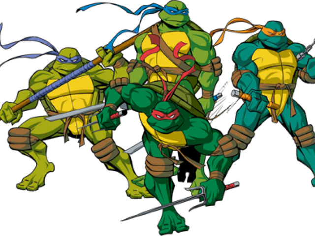 Tmnt Png Transparent Images - Teenage Mutant Ninja Turtles Clipart (640x480), Png Download
