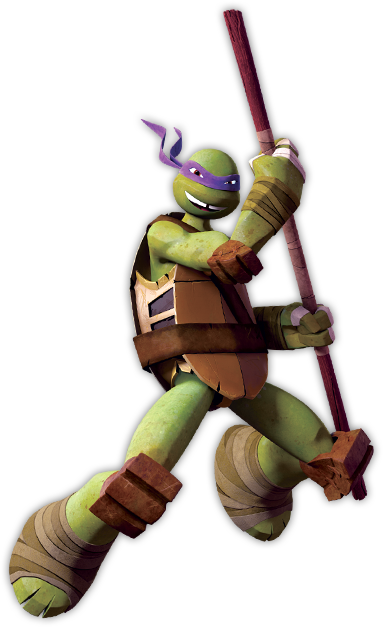 Donatello - Donatello Tmnt 2012 Clipart (383x627), Png Download