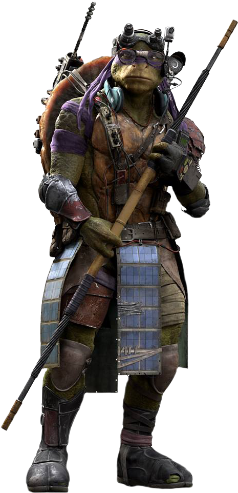 The Official Tmnt 2014 Images/clips Thread - Ninja Turtles Donatello 2014 - Png Download (480x980), Png Download