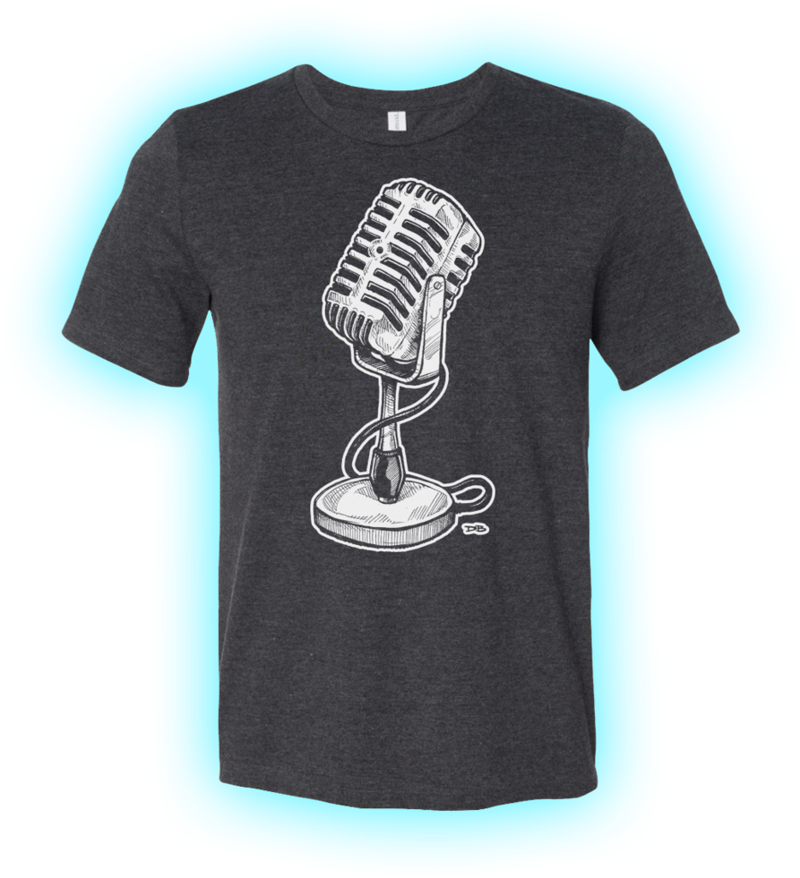 Microphone Bella Shirt Preview - Shirt Clipart (1000x1125), Png Download