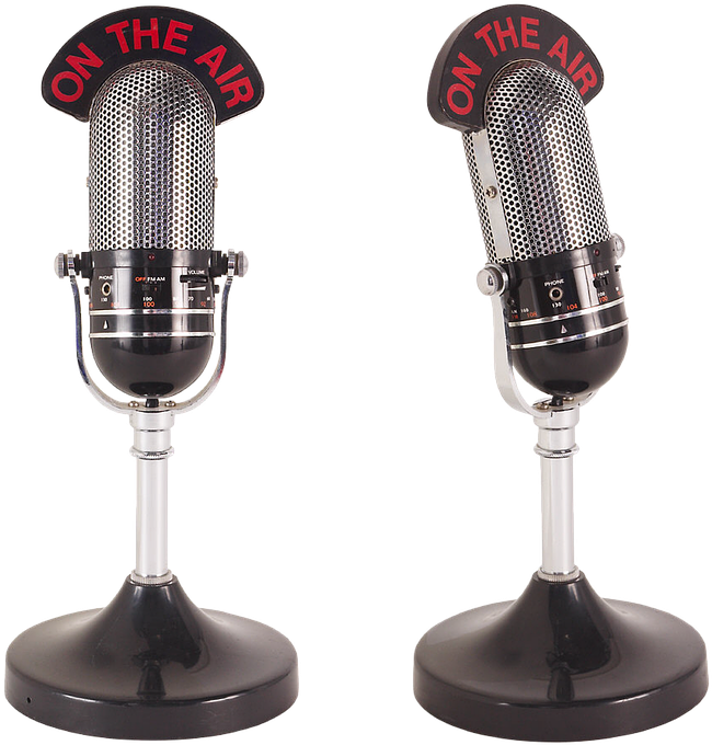 Radio Microphone Png - Radio Microphone Clipart (771x720), Png Download