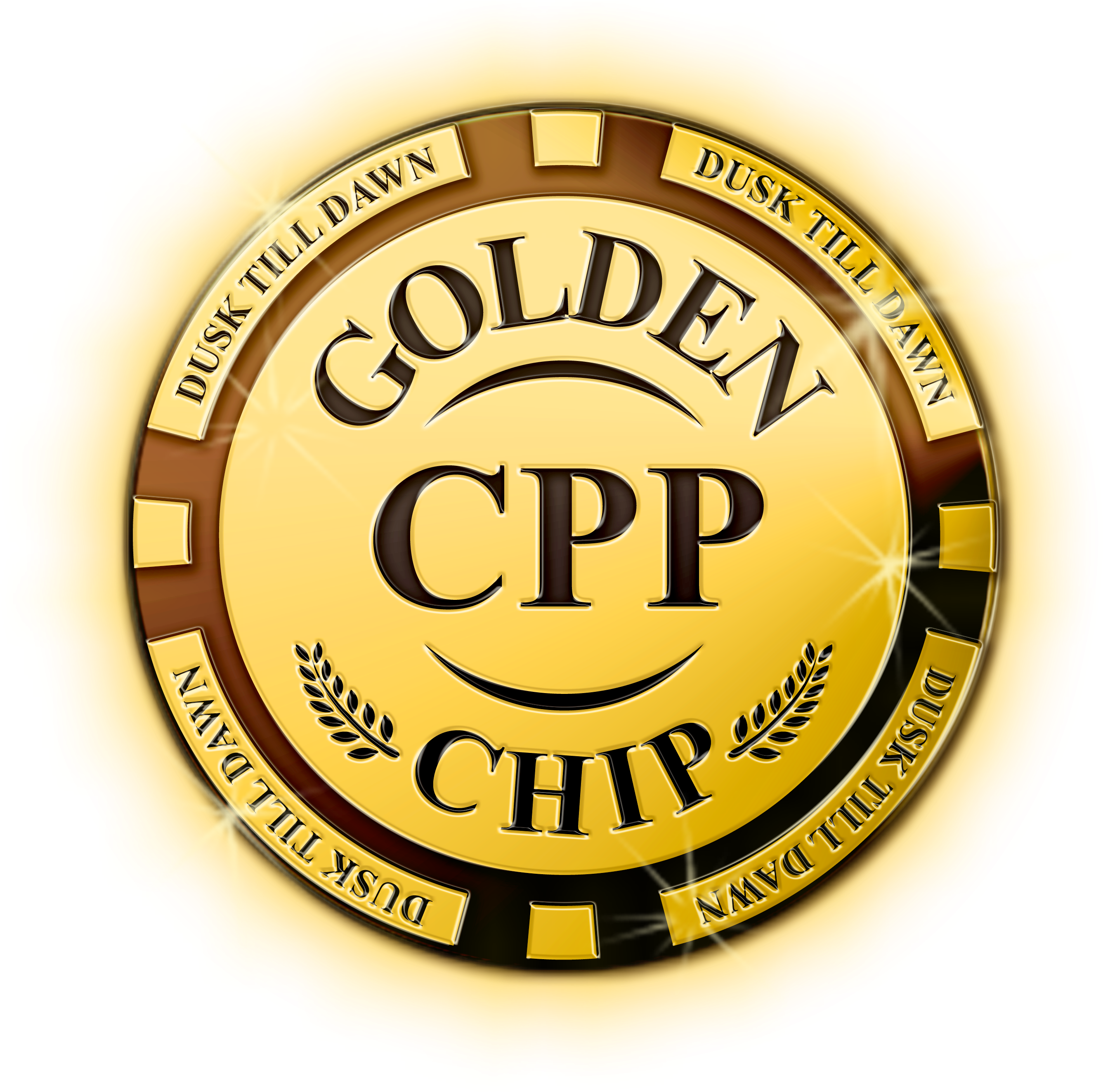 Golden Chip Casino Png Clipart (2756x2756), Png Download