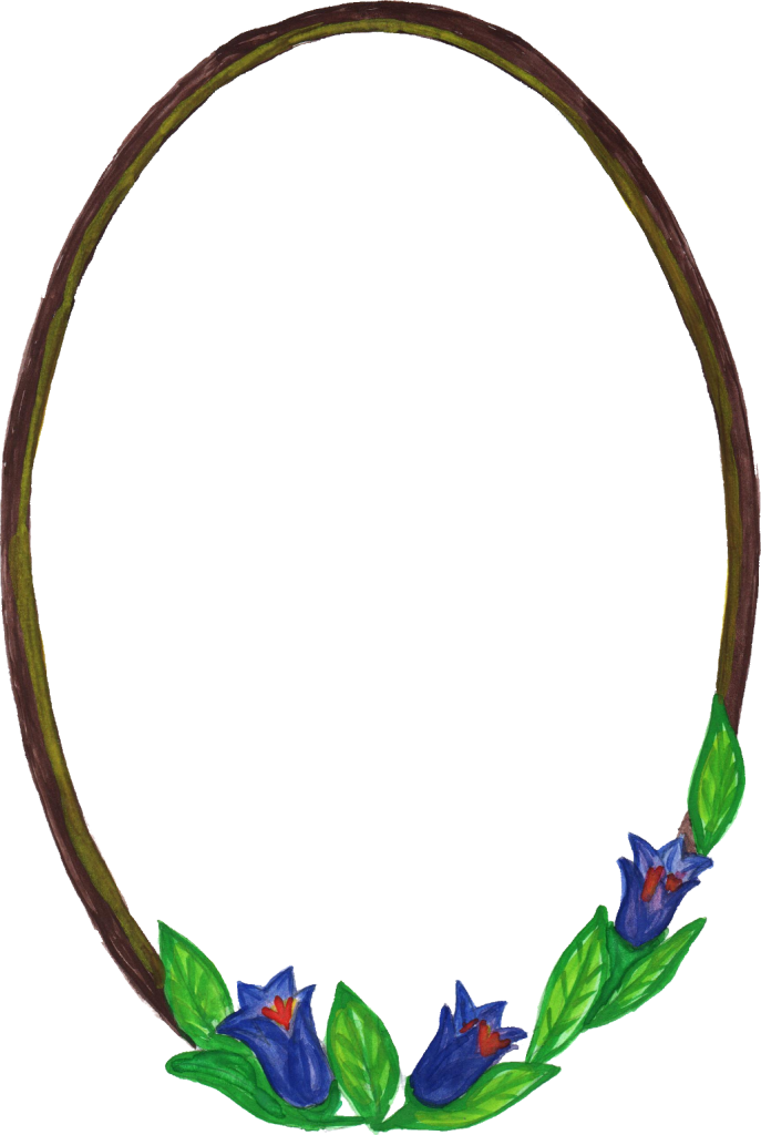 Png File Size - Transparent Oval Photo Frame Clipart (687x1024), Png Download