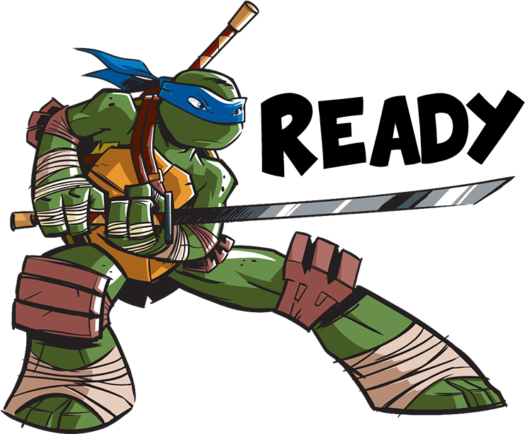 224487 Teenage - Mutant - Ninja - Turtles - - Ready - Nickelodeon Teenagemutantninjaturtles Clipart (816x816), Png Download