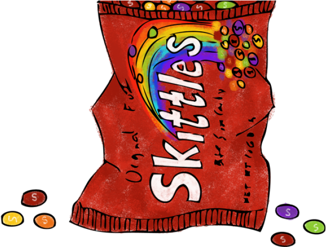 Red Clipart Skittles - Candy Clipart Skittles - Png Download (640x480), Png Download