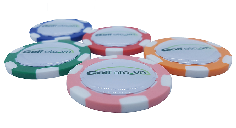 Poker Chips Ball Marker - Poker Clipart (900x900), Png Download