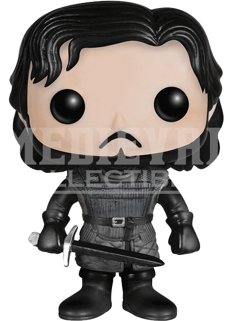 Game Of Thrones Castle Black Jon Snow Pop Figure - Funko Pop Jon Snow Castle Black Clipart (640x640), Png Download