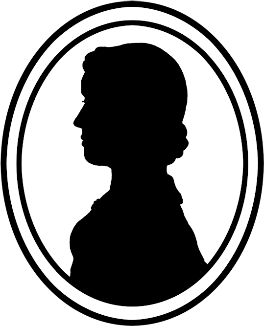 Silhouette Picture Frames Images - Male Portrait Silhouette In A Circle Clipart (591x706), Png Download